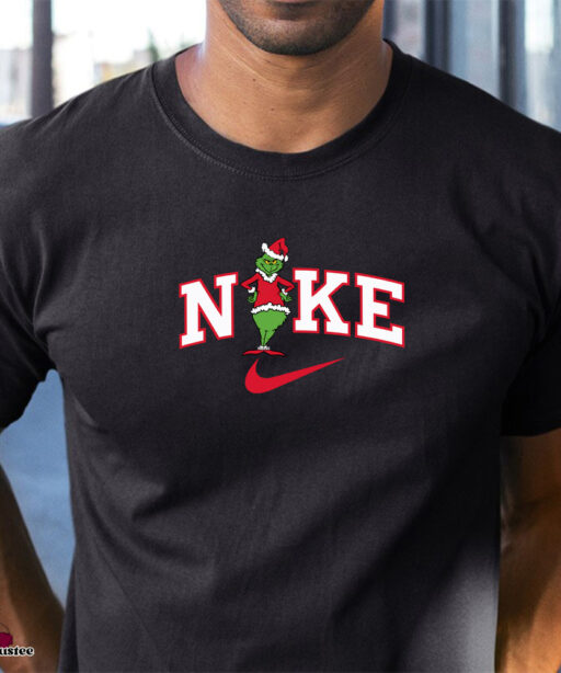 Vintage Nike Grinch Christmas Sweatshirt, Perfect Christmas Gift For Your Family