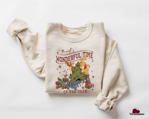 Winnie The Pooh Christmas Tree Sweatshirt