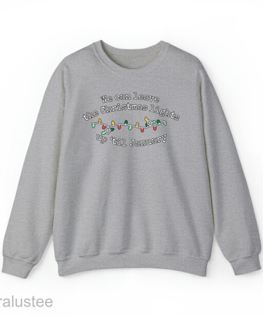 Taylor Swift We can leave the Christmas lights up 'til January, Retro Lover Shirt