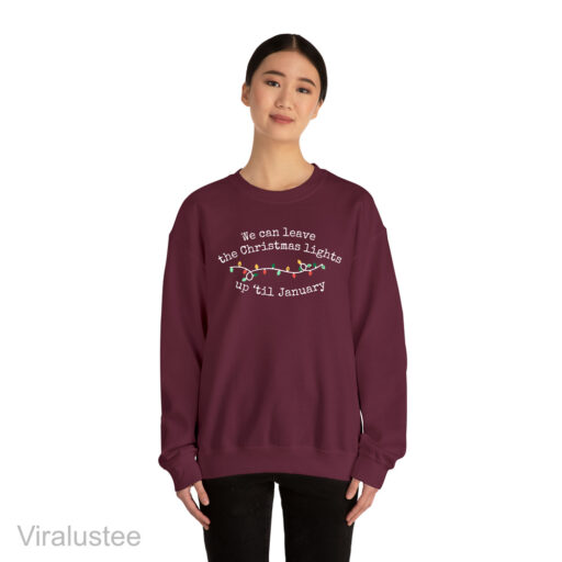 Taylor Swift We can leave the Christmas lights up 'til January, Retro Lover Shirt