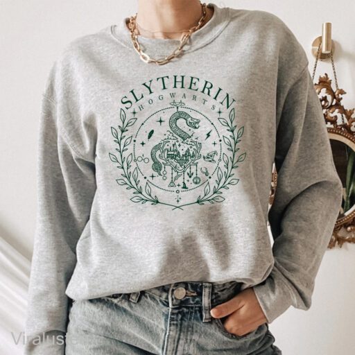 Vintage Wizard Hogwarts House Sweatshirt, Harry Potter Wizard School Shirt