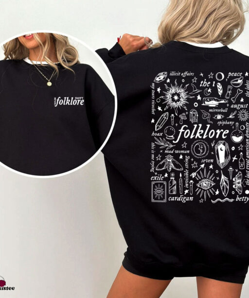 Cheap Taylor Swift Folklore Taylor's Version Sweatshirts, Folklore Shirt, Taylor Swift Shirt