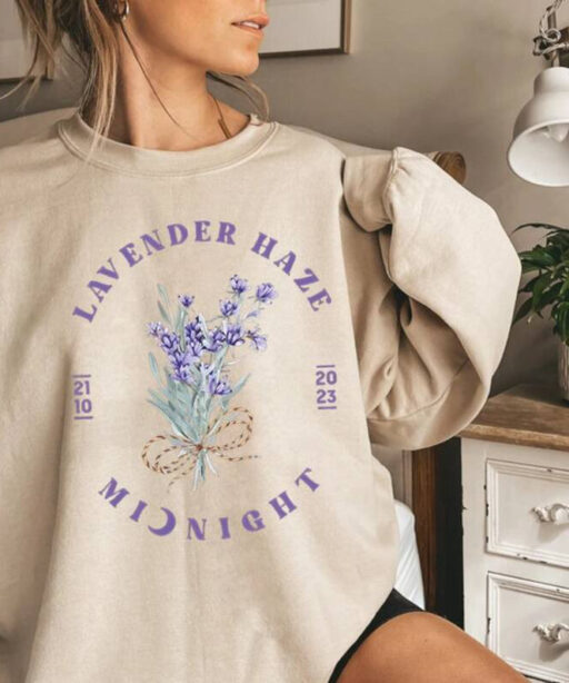 Lavender Haze Shirt,Midnights Lavender Shirt,Concert Shirt,Fan Shirt,Lover Merch Tee,Music Shirt,Floral TS Merch,Music Fan Album TShirt