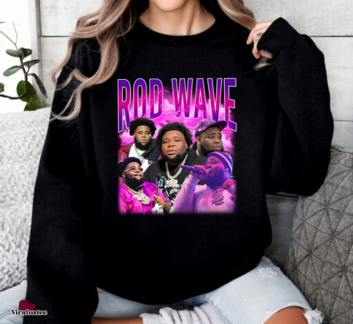 Retro Rod Wave Graphic Sweatshirt , Rap Music Lover Gift