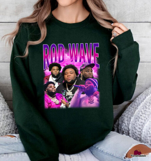 Retro Rod Wave Graphic Sweatshirt , Rap Music Lover Gift