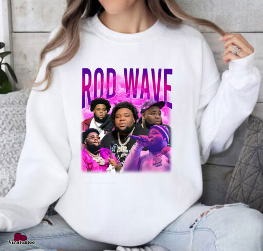 Retro Rod Wave Graphic Sweatshirt , Rap Music Lover Gift