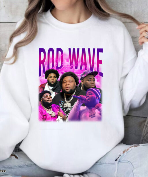 Retro Rod Wave Graphic Sweatshirt , Rap Music Lover Gift