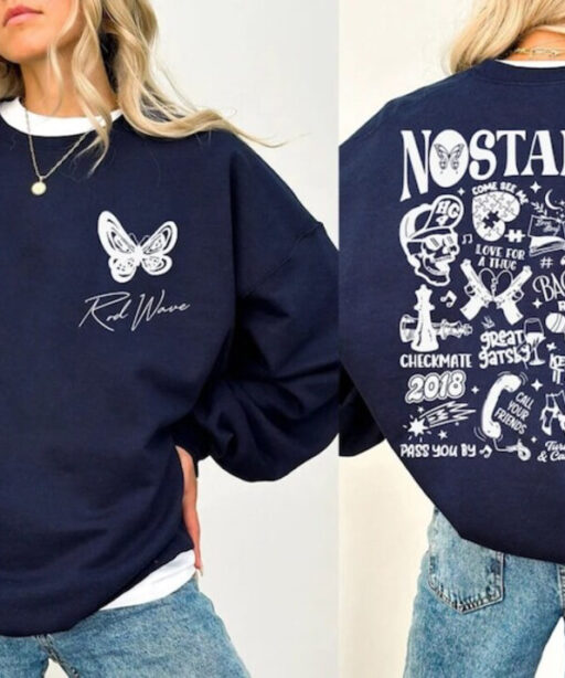 Rod Wave Nostalgia Tour Shirt, Rod Wave Nostalgia Sweatshirt, Rod Wave Hoodie