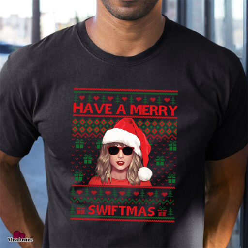 Vintage Have A Merry Swiftmas Sweatshirt, Merry Swiftmas Crewneck Sweatshirt