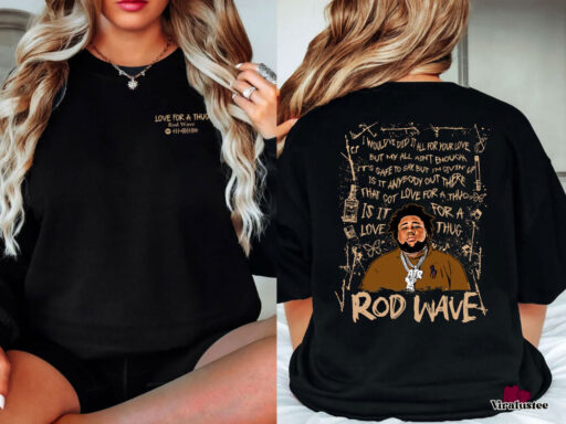 Vintage Love For A Thug Lyrics Rod Wave Shirt, Rap Lovers Gift