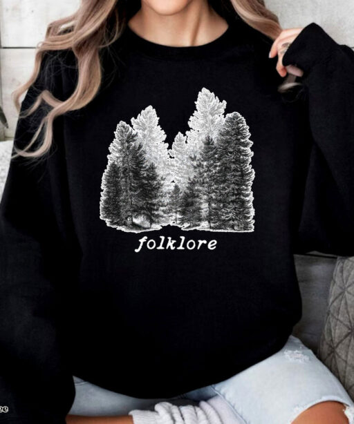 Vintage Taylor Swift Foklore Sweatshirt, Taylor Swift Crewneck Sweatshirt