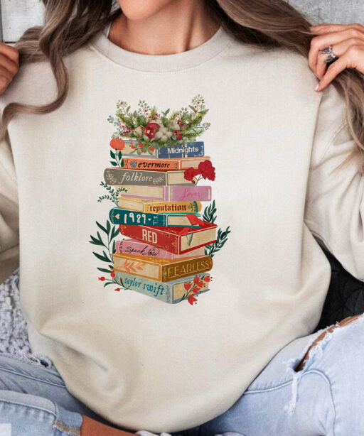 Vintage Taylors Version Album Book Sweatshirt, TAylor Swift Album Sweatshirt