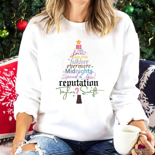 Vintage Taylor's Version Eras Tour Album Sweatshirt , Merry Swiftmas Shirt