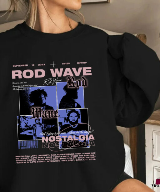 Retro 90s Rod Wave Nostalgia Graphic Shirt , Rod Wave Merch, Gift For Rap Lovers