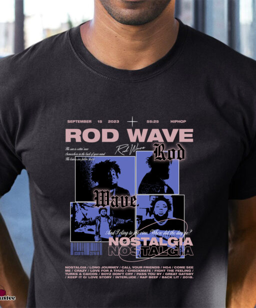 Retro 90s Rod Wave Nostalgia Graphic Shirt , Rod Wave Merch, Gift For Rap Lovers