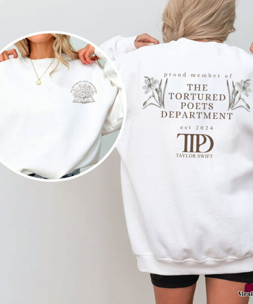 The Tortured Poets Department Member Sweatshirt, Swift TTPD Crewneck