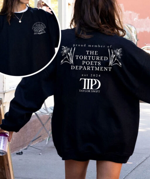 The Tortured Poets Department Member Sweatshirt, Swift TTPD Crewneck