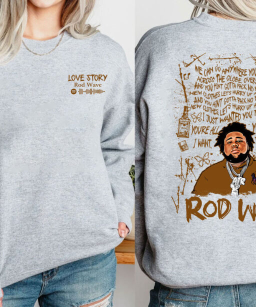 Vintage Love Story Nostalgia Rod Wave Sweatshirt, Nostalgia Merch, Gift For Rap Lover