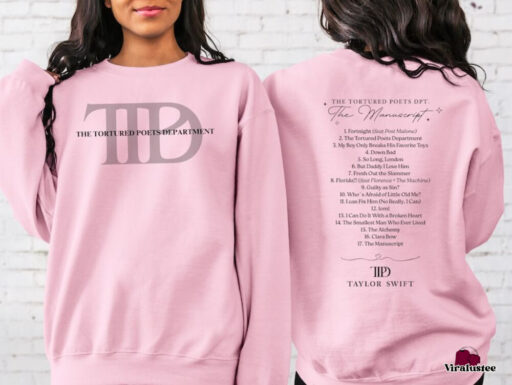 Vintage Taylor Swift The Tortured Poets Department Shirt, TTPD Merch, Gift For Swiftie Sweatshirt