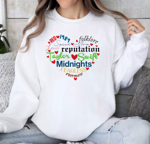 Cute Taylor Swift Album Valentine Taylor's Version Sweatshirt, Taylor's Version Shirt