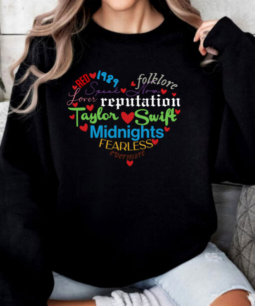 Cute Taylor Swift Album Valentine Taylor's Version Sweatshirt, Taylor's Version Shirt