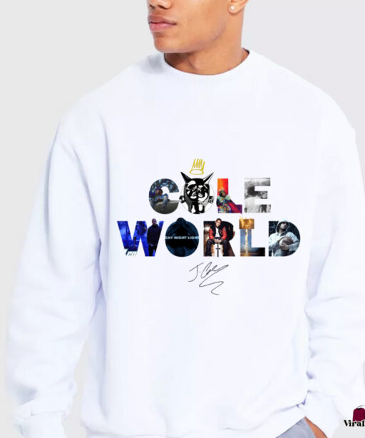 Cole World Tshirt, J Cole Sweatshirt, Unisex JCole Hoodie, Hiphop Rap Music Sweatshirt