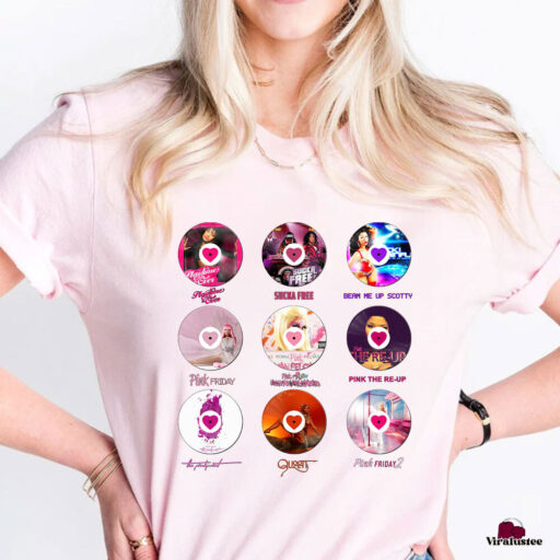 Retro Nicki Minaj Albums Shirt, Nicki Minaj Merch