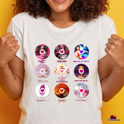 Retro Nicki Minaj Albums Shirt, Nicki Minaj Merch