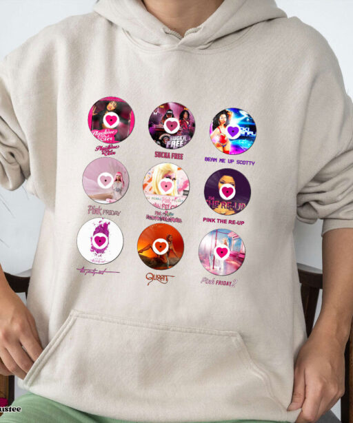 Retro Nicki Minaj Albums Shirt, Nicki Minaj Merch