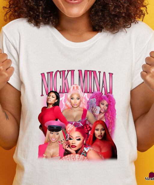 Retro Nicki Minaj Graphic Tee Shirt, Nicki Minaj Merch