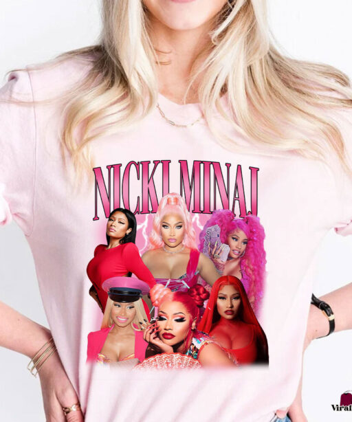 Retro Nicki Minaj Graphic Tee Shirt, Nicki Minaj Merch