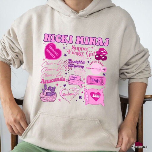 Retro Pink Friday 2 Track List Nicki Minaj Shirt, Pink Friday 2 Merch