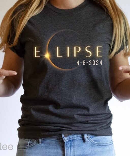 Total Solar Eclipse Twice In A Lifetime 2024 Shirt, April 8 2024 Tshirt