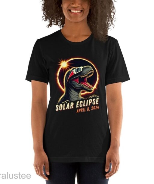 Totality Dinosaur Shirt, April 8 2024 Total Solar Eclipse Shirt