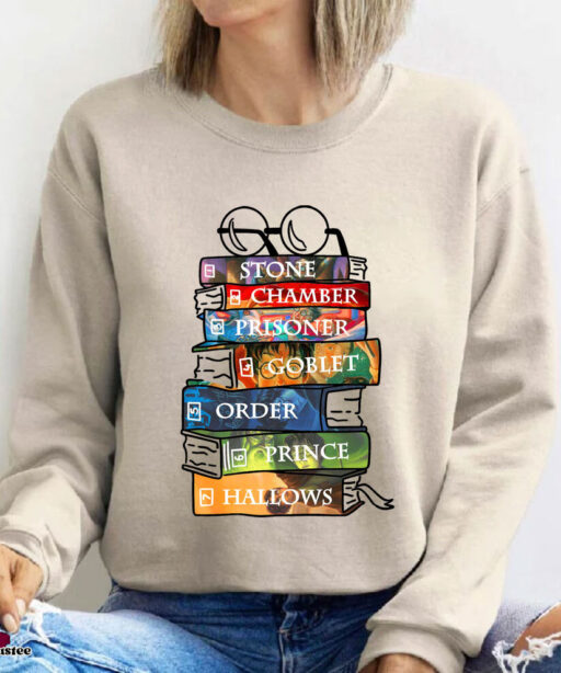 Vintage Harry Potter Chapters Sweatshirt, Hogwarts Shirt