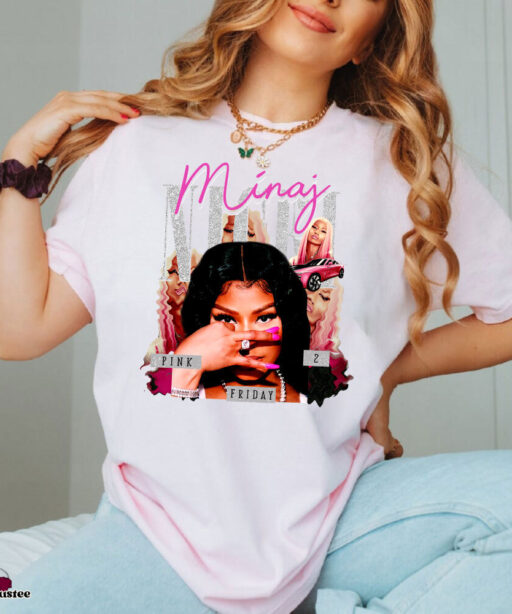 Vintage Nicki Minaj Graphic Tee Shirt , Nicki Minaj Merch