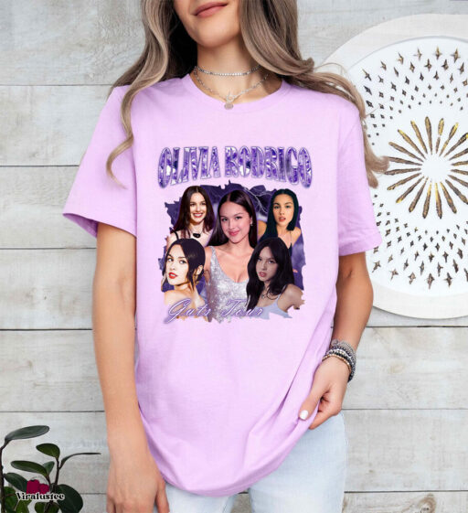 Vintage Olivia Rodrigo Graphic Tee Shirt , Cheap Olivia Rodrigo Merch