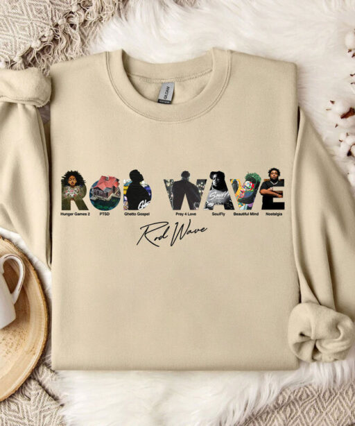 Vintage Rod Wave Album Shirt, Rod Wave Sweatshirt, Gift For Rap Lovers