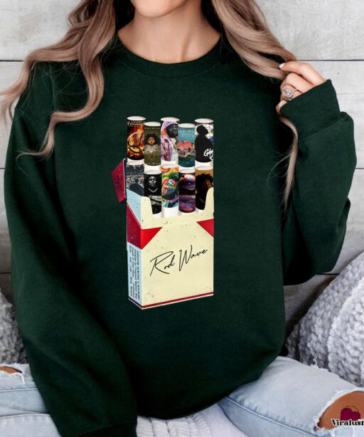 Vintage Rod Wave Cigarette Album Sweatshirt