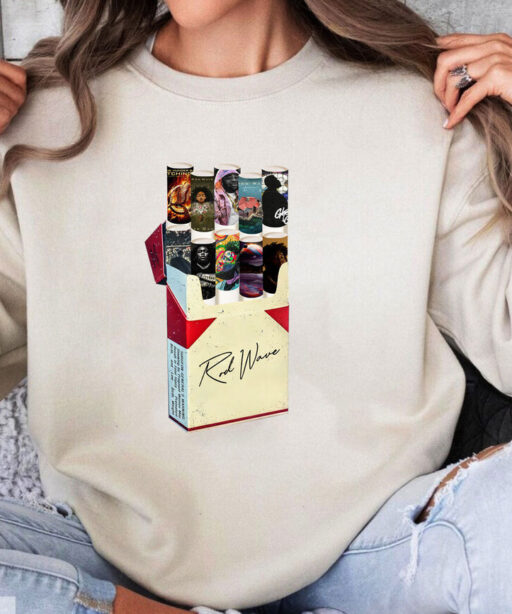 Vintage Rod Wave Cigarette Album Sweatshirt