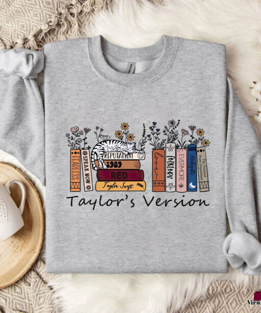 Vintage Taylor Swift Eras Tour Album Taylor's Version Sweatshirt, Eras Tour Shirt