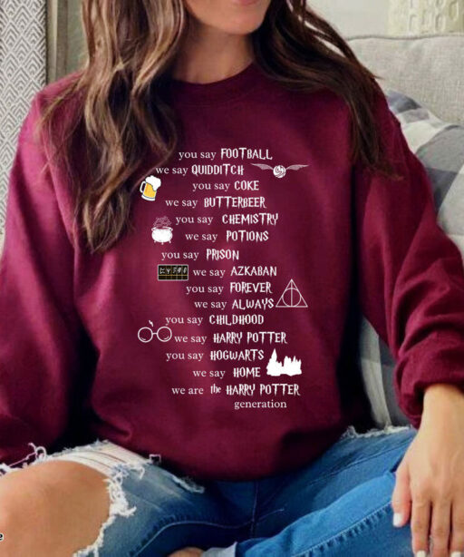 Unique Harry Potter Generation Shirt, Cool Harry Potter Gifts