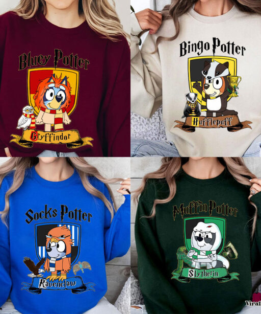 Bluey Harry Potter Sweatshirts