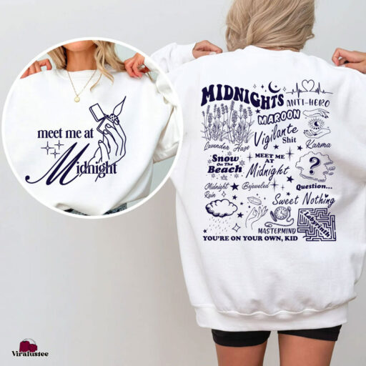 Vintage Midnights Track List Taylor Swift Shirt, Midnights Taylors Version Shirt