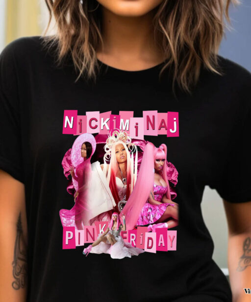 Pink Nicki Minaj Pink Friday Tour Shirt , Nicki Mianj T Shirt