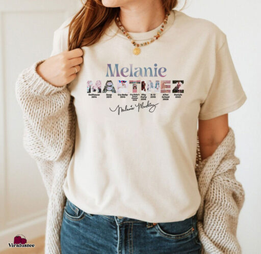 Vintage Melanie Martinez Album Name T Shirt, The Trilogy 2024 Shirt