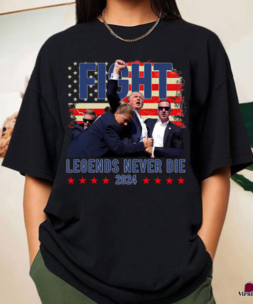 Fight Trump 2024 T Shirt, Trump Shooter Shirt, Trump Maga Sweatshirt, Stand With Trump Shirt, Trump For President T Shirt