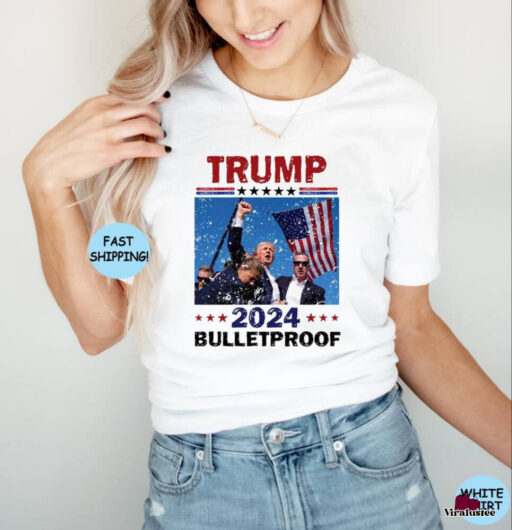 Trump Fight 2024 T Shirt, Trump Shooting Shirt, Trump Maga Sweatshirt, Stand With Trump 2024 Shirt, Trump For President T Shirt