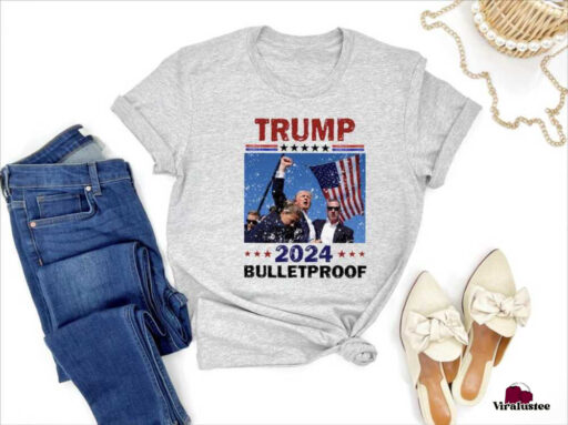 Trump Fight 2024 T Shirt, Trump Shooting Shirt, Trump Maga Sweatshirt, Stand With Trump 2024 Shirt, Trump For President T Shirt