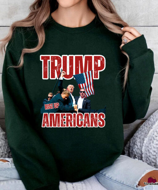 Trump Fight For America 2024 Shirt, Trump Shooter Shirt, Trump Maga Sweatshirt, Stand With Trump Shirt, Trump For President T Shirt